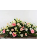 CENTRO FLORES FUNERARIO ROSADO