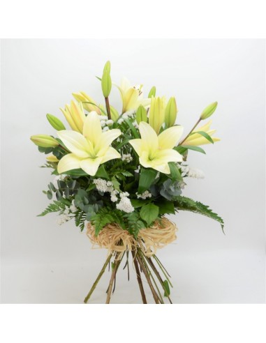 RAMO LILIUM BLANCO/STATICE