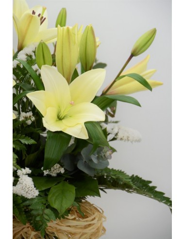 RAMO LILIUM BLANCO/STATICE