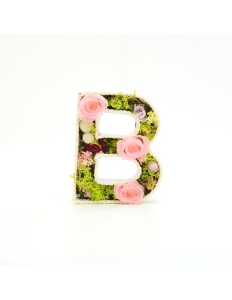 LETRA PRESERVADA 10cm ROSA