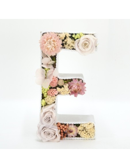 Letras preservadas rosas
