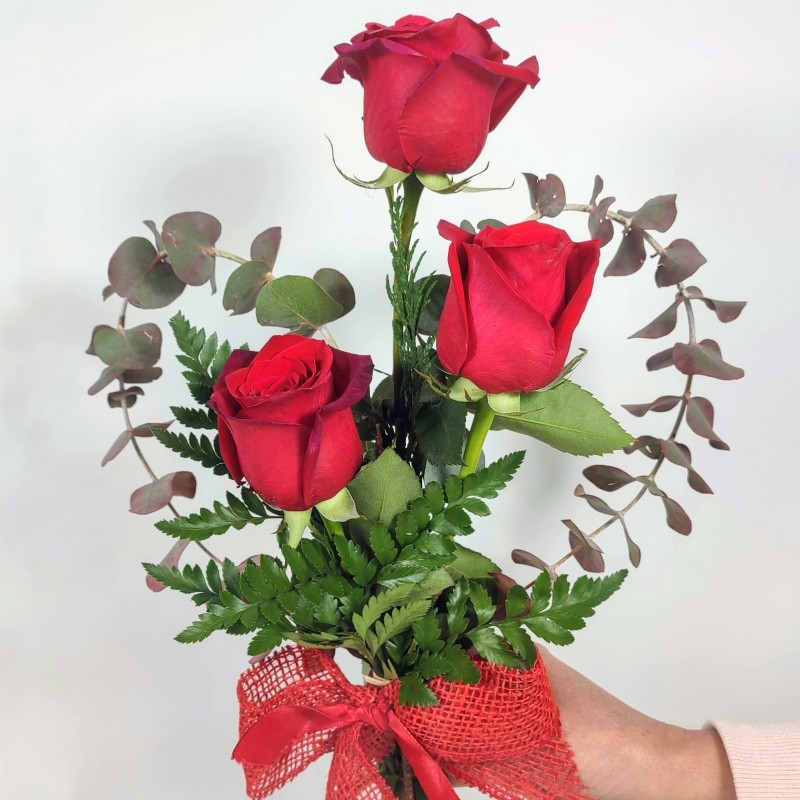 Ramo de rosas para San Valrntin. Envíos 24h. Floristeria online
