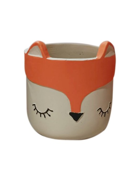 MACETERO EN FORMA DE ZORRO
