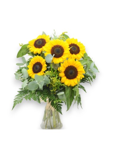 ramo de girasoles para regalar
