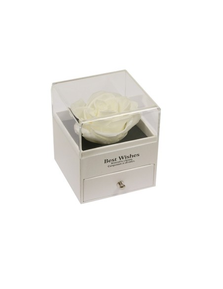 Comprar rosas blancas y joyas con envío a domicilio en 24h.