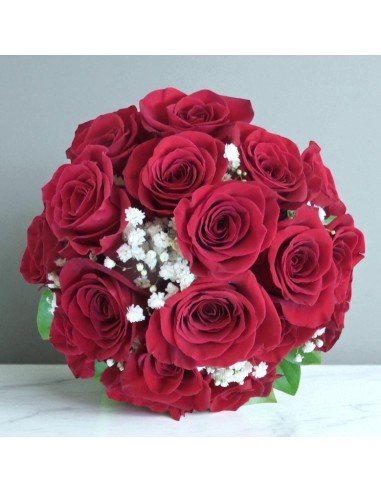 RAMO NOVIA ROSAS ROJAS