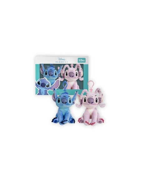Stitch & Angel  Disney – Llavero Peluche (15 cm)