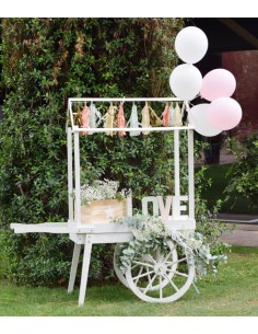 CARRITO VINTAGE BLANCO