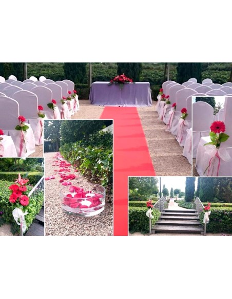 DECORACIÓN DE BODA EN ROJO