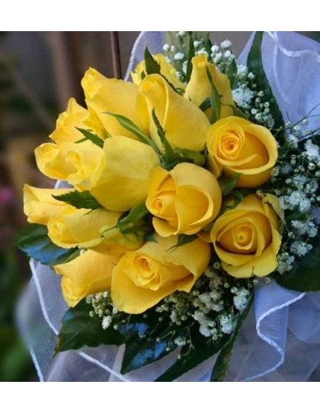 BOUQUET ROSAS AMARILLAS