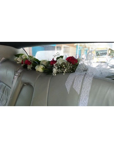 DECORACIÓN COCHE CON ROSAS