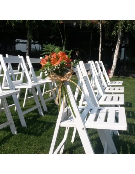 DECORACIÓN SILLAS Y PASILLOS