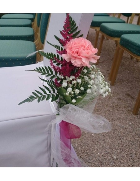 DECORACIÓN SILLAS Y PASILLOS