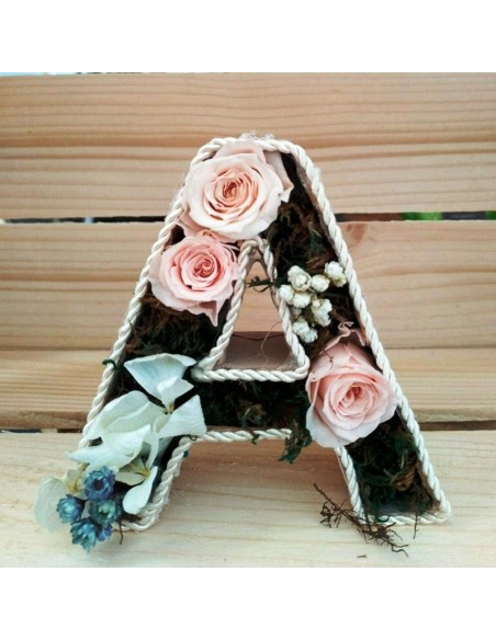 LETRA PRESERVADA 10cm ROSA