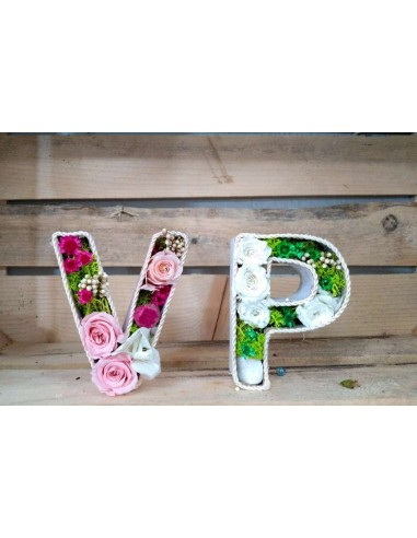 LETRA PRESERVADA 10cm ROSA