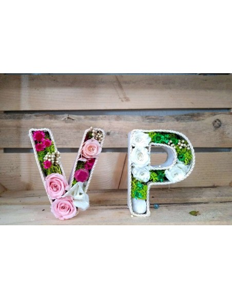 LETRA PRESERVADA 10cm ROSA