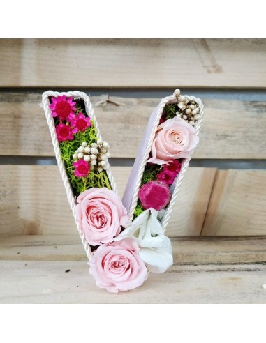 LETRA PRESERVADA 10cm ROSA